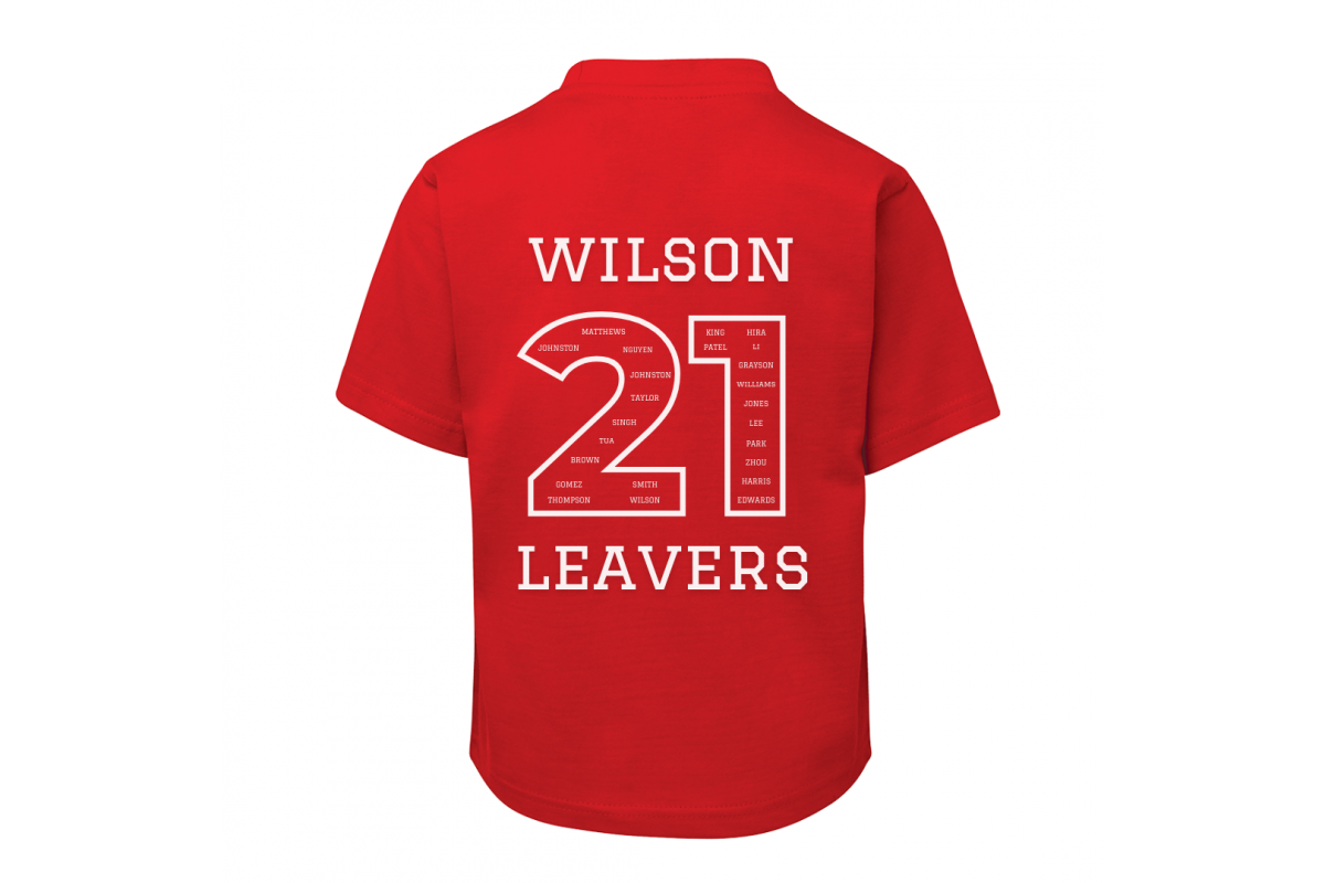 School Leavers Primary School Leavers TShirts Fundraise